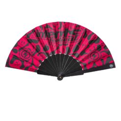 Handfan - smiley pink