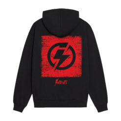 Lightning Red Logo Hoodie