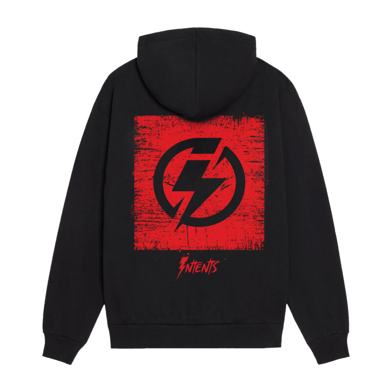 Lightning Red Logo Hoodie