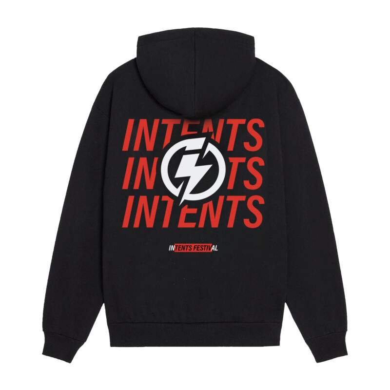 Iconic Logo Hoodie Black