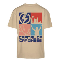 Capital Of Craziness Beige T-Shirt