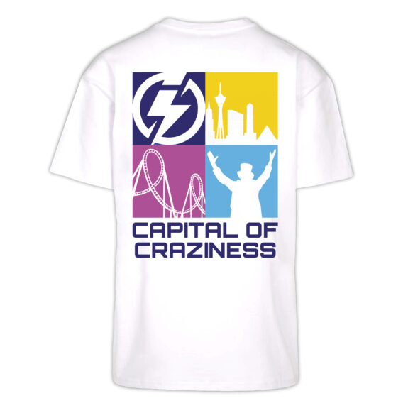 Capital Of Craziness White T-Shirt