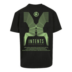 T-shirt black-green