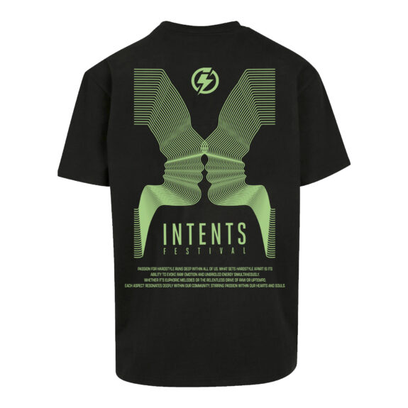 T-shirt black-green