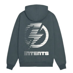 Alternative view of Motion Blurr Hoodie Grey
