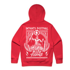 Alternative view of The Last Titan Hoodie Red