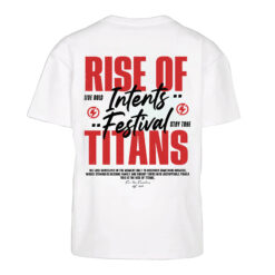Alternative view of Titans Rising White T-Shirt