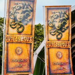 Banier Outrageous!- Intents Festival 2026