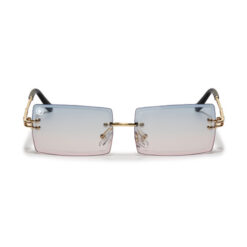 Sunglasses - Square blue/pink